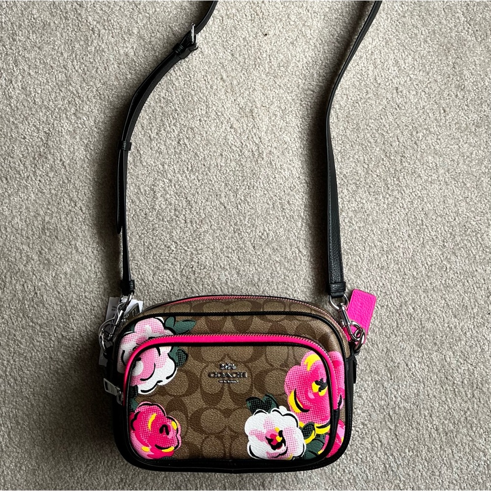 NWT Coach Rose Court Crossbody Bag